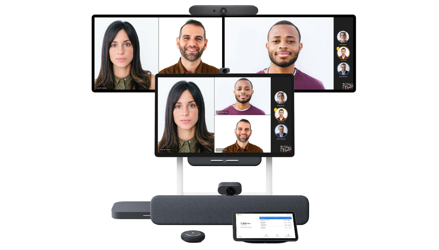 Google-hardwate-with-Teams-like-layout-desktop