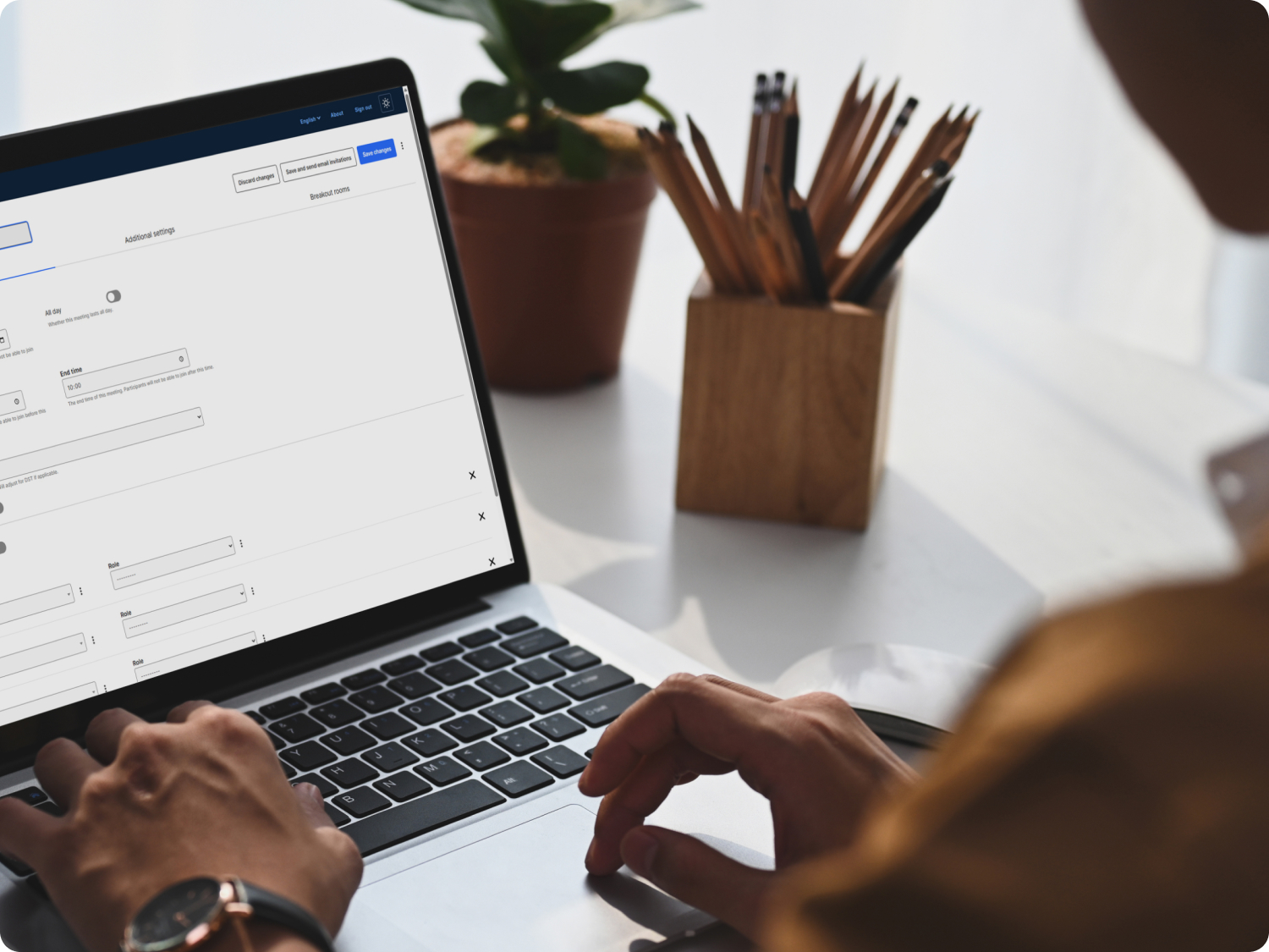 secure-meeting-scheduler-on-laptop-workspace